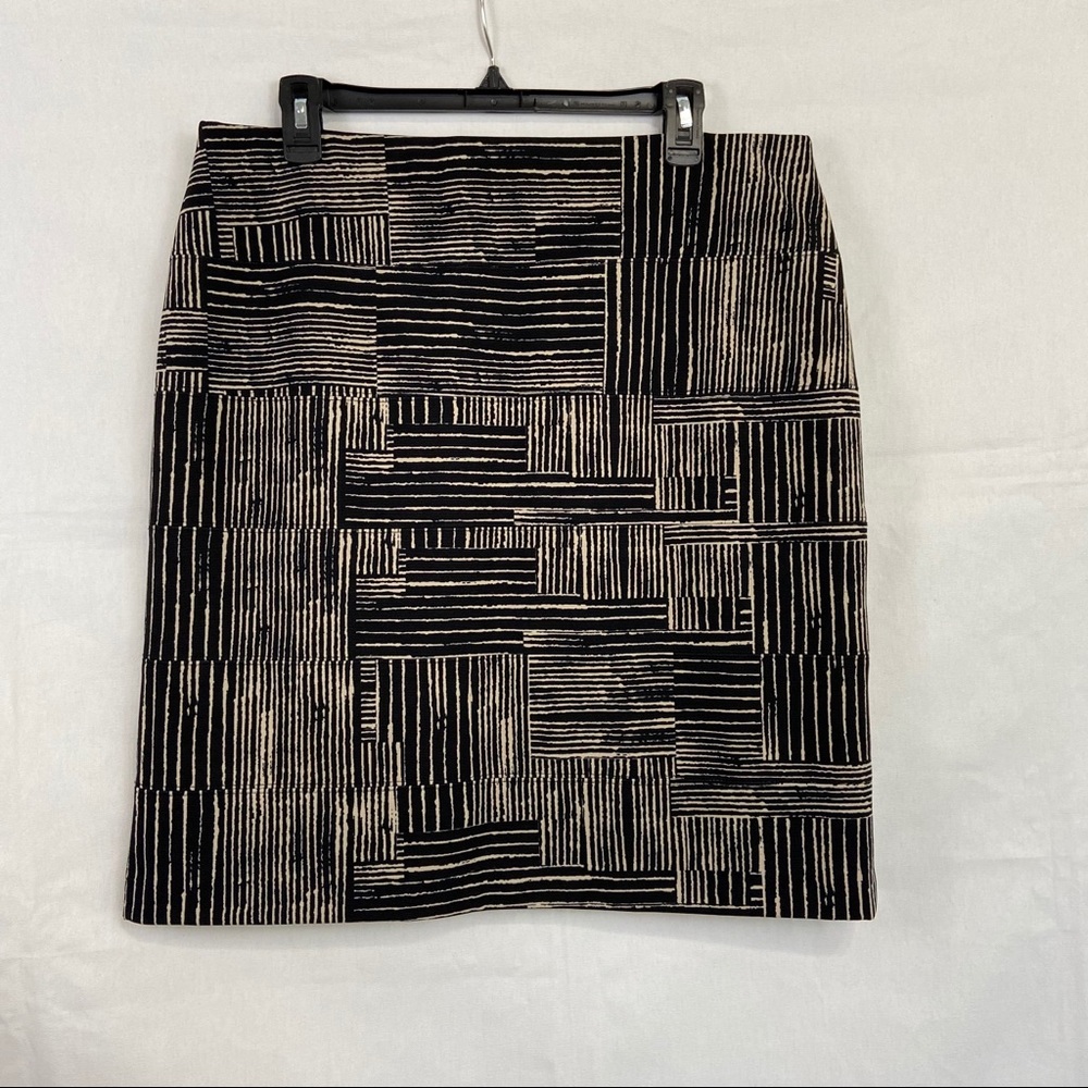 Alfani Geometric Striped Pencil Skirt